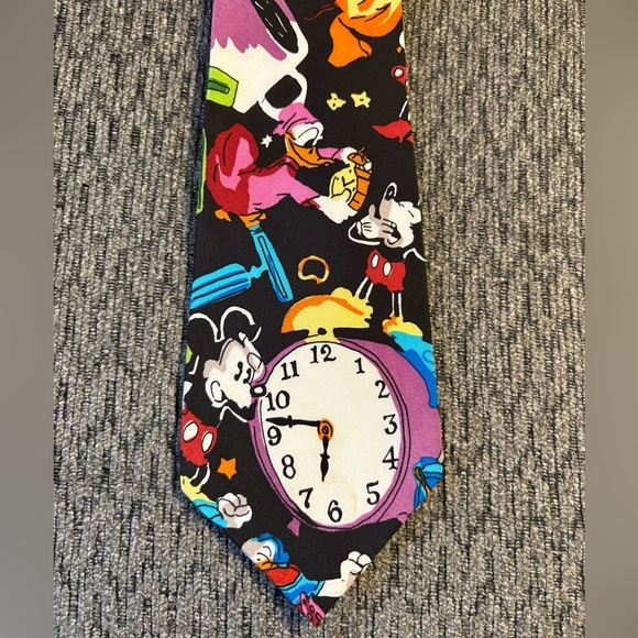 Disney Other - Vintage Silk Balancine Disney The Tie Works With Mickey & Friends